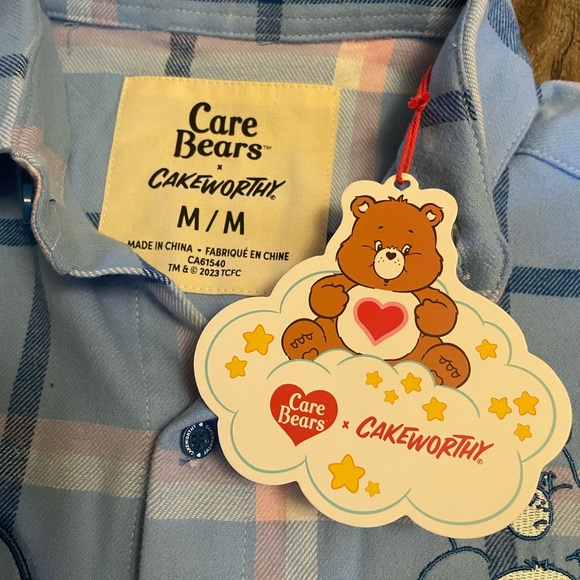 Cakeworthy x Carebears Grumpy Bear Flannel - Picture 6 of 9